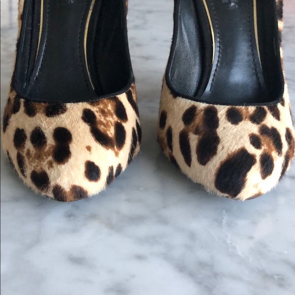 Dolce & Gabbana Leopard Pony Hair Pumps Heels - Picture 6 of 10